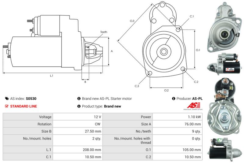 AS-PL S0530 Starter