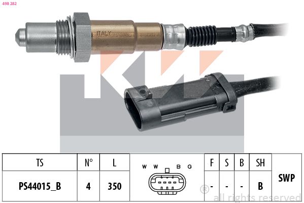 KW lambdaszonda 498 282