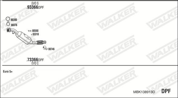 WALKER Система выпуска ОГ