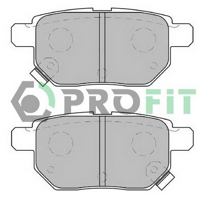Комплект гальмівних накладок, дискове гальмо, Profit 5000-2013