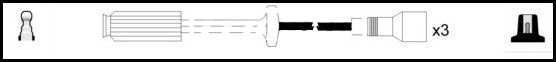 LEMARK Ignition Cable Kit HOES1055