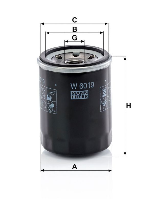Oliefilter past: ISUZU GEMINI  NISSAN CEDRIC  SUBARU BRZ, FORESTER, IMPREZA, LEGACY V, LEGACY VI, OUTBACK, XV  TOYOTA GT 86 1.5D-3.0 09.80-