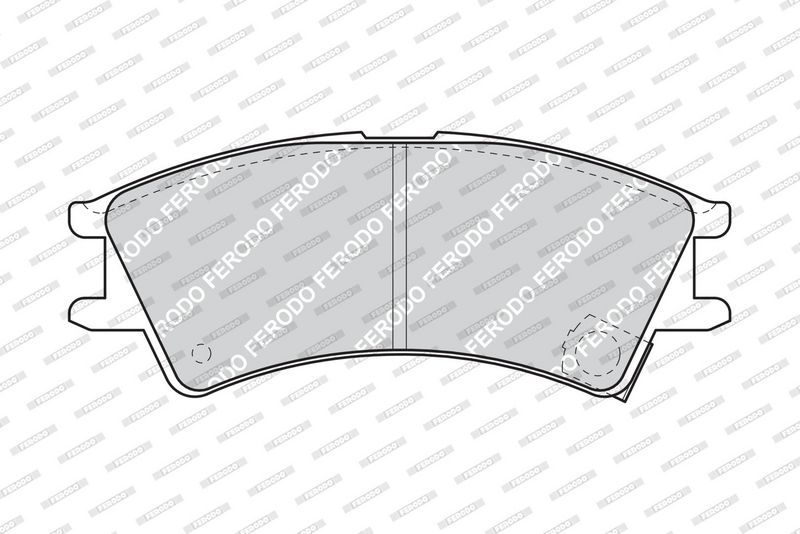 FERODO Plaquettes de frein à disque FDB1326