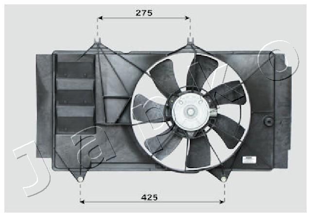 JAPKO ventilátor, motorhűtés VNT151829