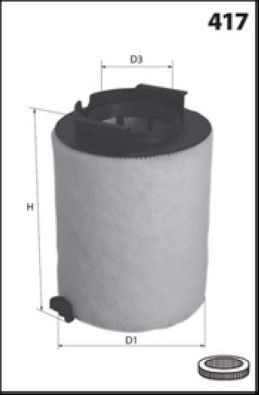 MISFAT Filtre à air R430
