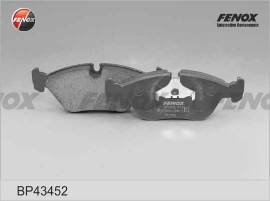 FENOX BP43452 Комплект гальмівних накладок, дискове гальмо