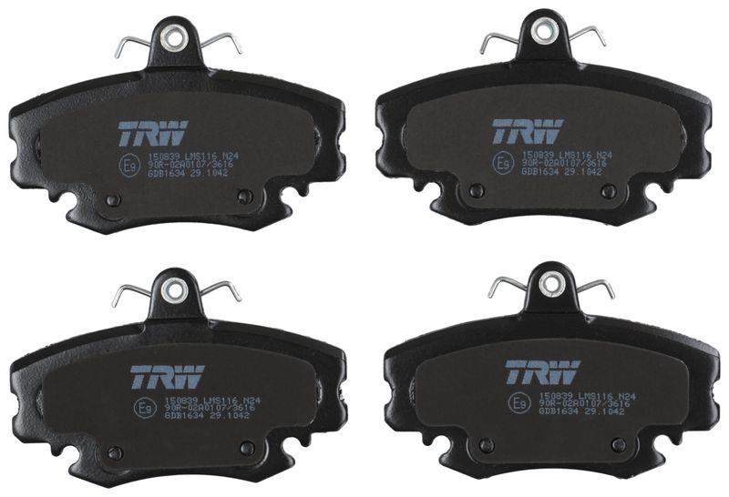 TRW GDB1634 Brake Pad Set, disc brake
