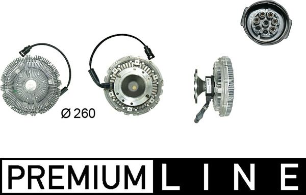 Product Image - Koppeling, radiateurventilator - CFC19000P - MAHLE