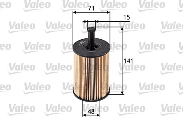 VALEO Volkswagen Фільтр масляний вставка AUDI A3 1,2-2,0TDI1,4-2,8: Golf IV, Polo, T5 Transporter SEAT, SKODA Fabia