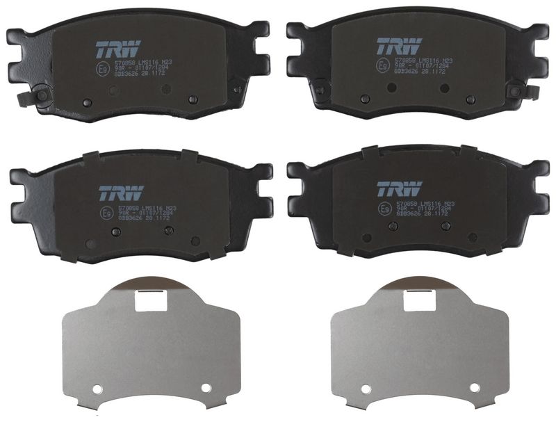 TRW GDB3626 Brake Pad Set, disc brake