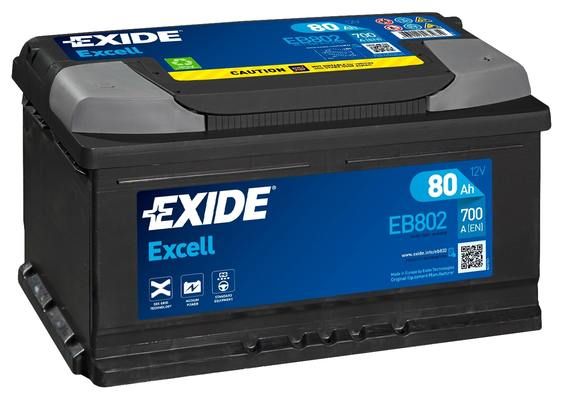 EXIDE EXCELL - 700A - 80AH
