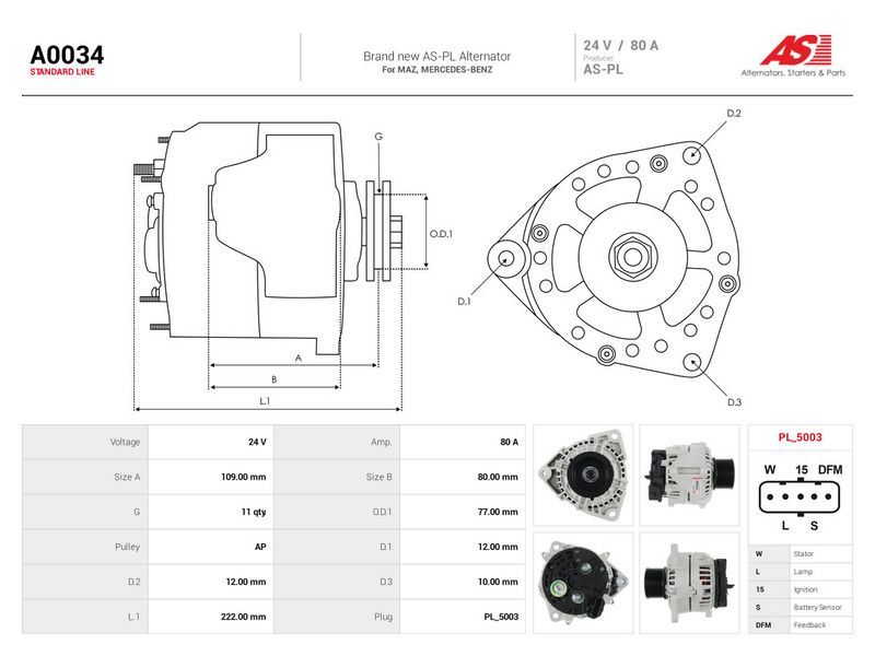 Prekės atitinka OEM kodą: A0141544902