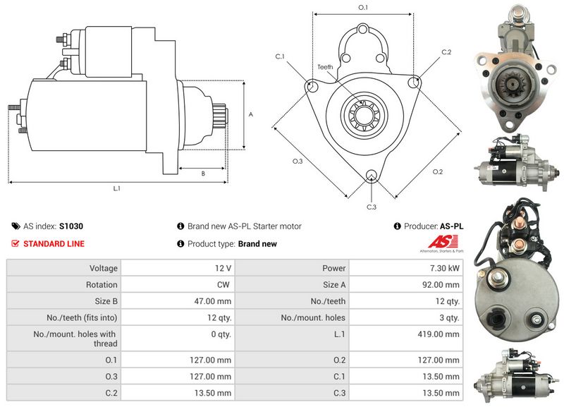 AS-PL S1030 Starter
