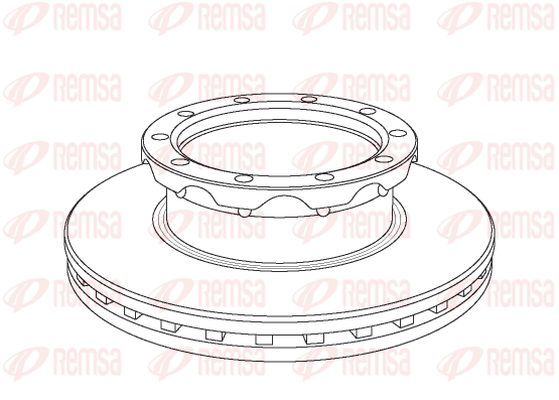 Brzdový kotouč NCA1062.20