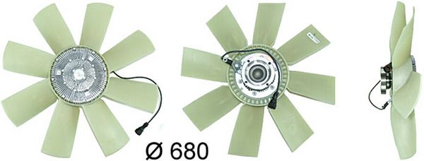 MAHLE CFF 439 000P Fan, engine cooling