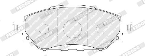 FERODO FDB4936 Brake Pad Set, disc brake