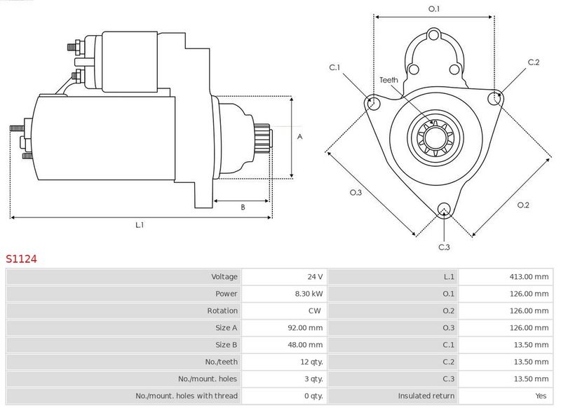 AS-PL S1124 Starter