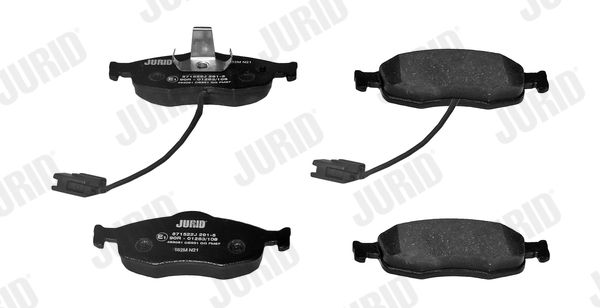 JURID 571522J Brake Pad Set, disc brake