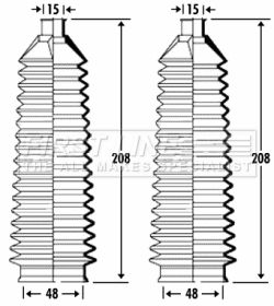 First Line FSG3315 Bellow Set, steering