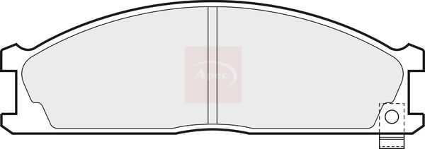 APEC Brake Pad Set, disc brake PAD605