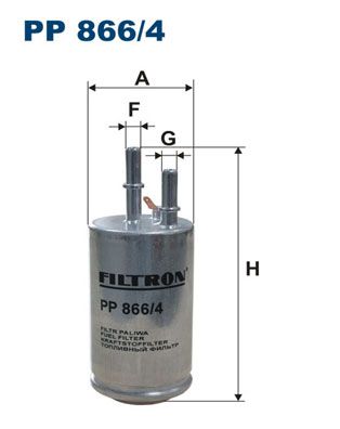 FILTRON Üzemanyagszűrő PP 866/4