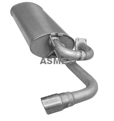 ASMET 26.026 Rear Muffler