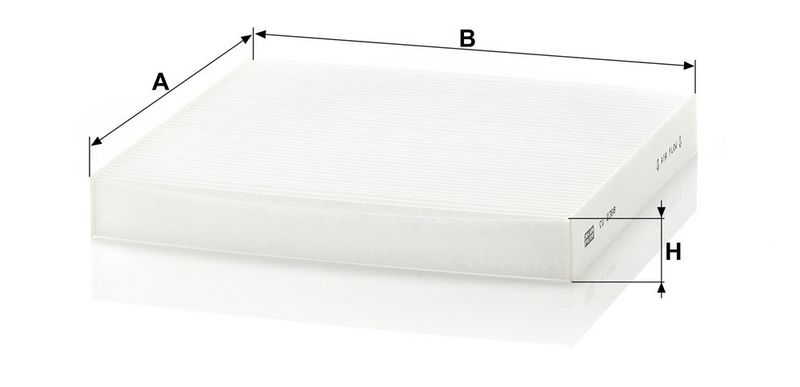 Filter, salongiõhk, MANN-FILTER CU 2358
