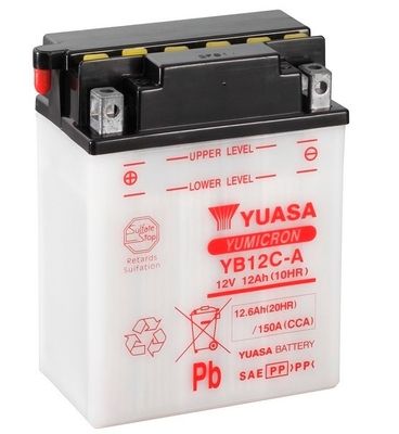 Yuasa Starter Battery YB12C-A