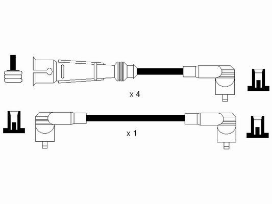 NGK 0947 Ignition Cable Kit