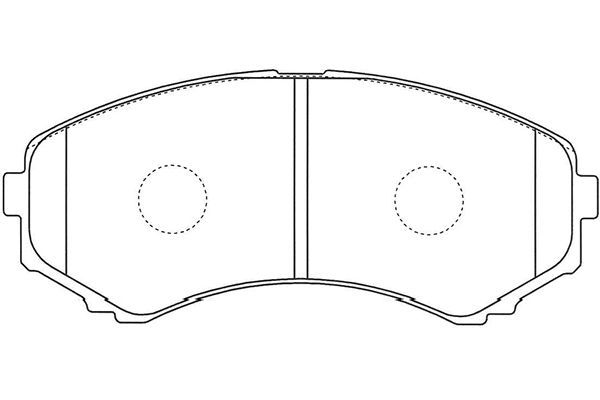 Kavo Parts Stabdžių trinkelių rinkinys, diskinis stabdys