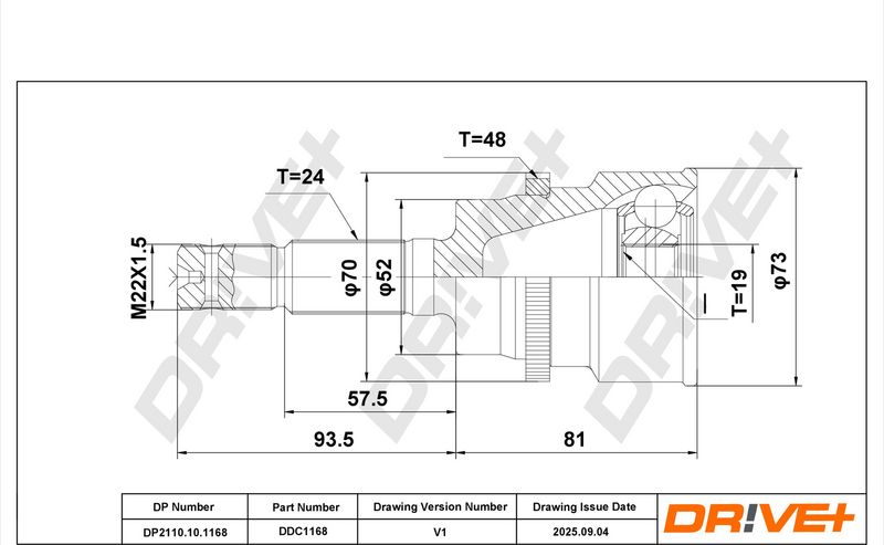 Set articulatie, planetara DP2110.10.1168 Dr!ve+