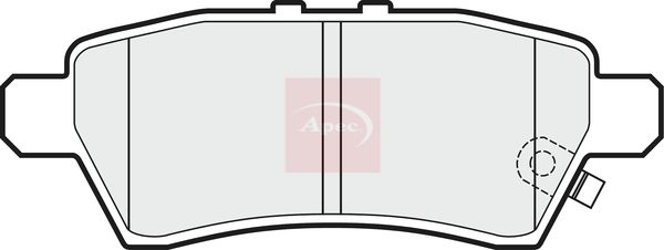 APEC Brake Pad Set, disc brake PAD1481