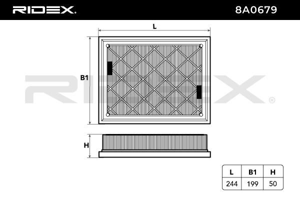 въздушен филтър RIDEX