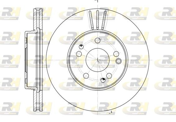 Гальмівний диск, Roadhouse 6524.10