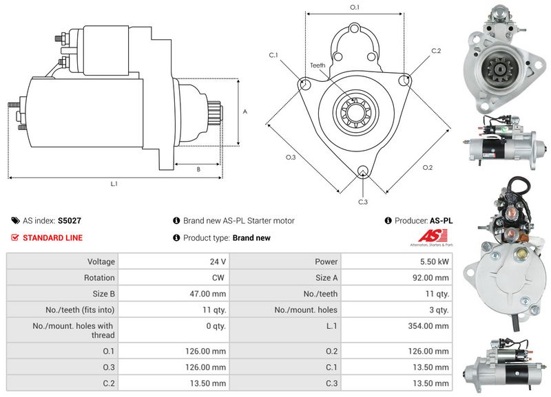AS-PL S5027 Starter