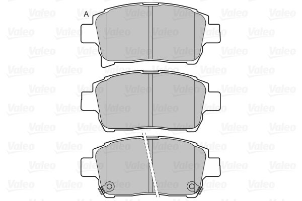 VALEO 598917 Brake Pad Set, disc brake