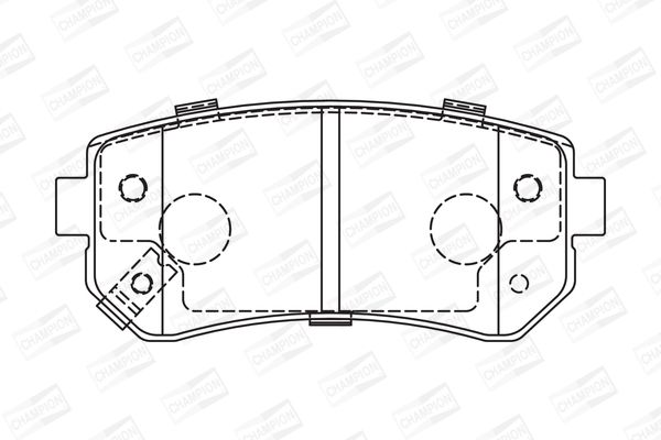 Колодки тормозные (задние) на Accent, Cadenza, Ceed, Cerato, I20, I30, IX20, IX35, Picanto, ProCeed, Rio, Sonata, Sor...