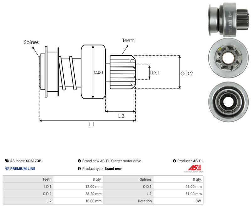 Vabajooks, starter, AS-PL SD5173P