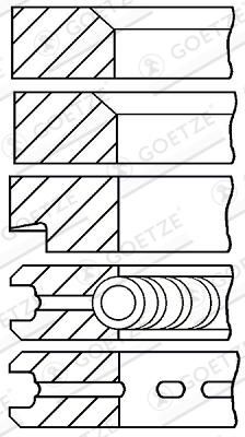 Jeu+segments+pistons GOETZE ENGINE 08-315000-10