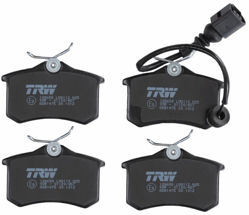 TRW GDB1475 Stabdžių trinkelių rinkinys, diskinis stabdys