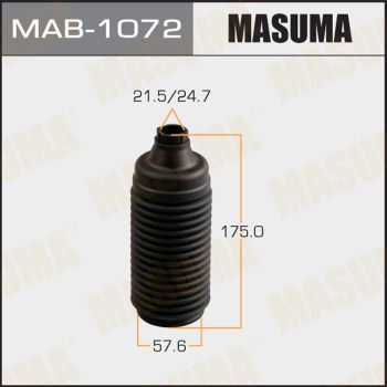 Комплект пилозахисних ковпаків, амортизатор, Masuma MAB-1072