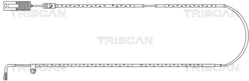TRISCAN figyelmezető kontaktus, fékbetétkopás 8115 17010