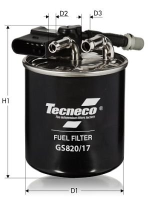 TECNECO FILTERS Üzemanyagszűrő GS820/17