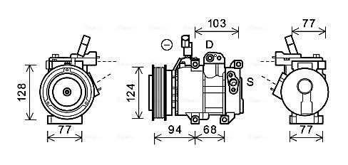 AVA QUALITY COOLING kompresszor, klíma HYK318