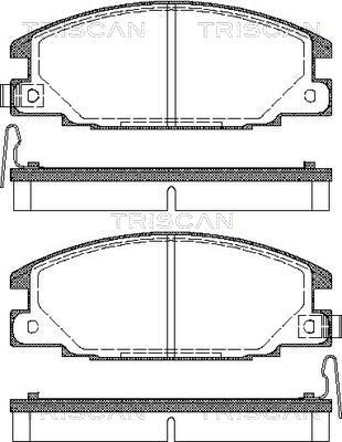 TRISCAN fékbetétkészlet, tárcsafék 8110 10913