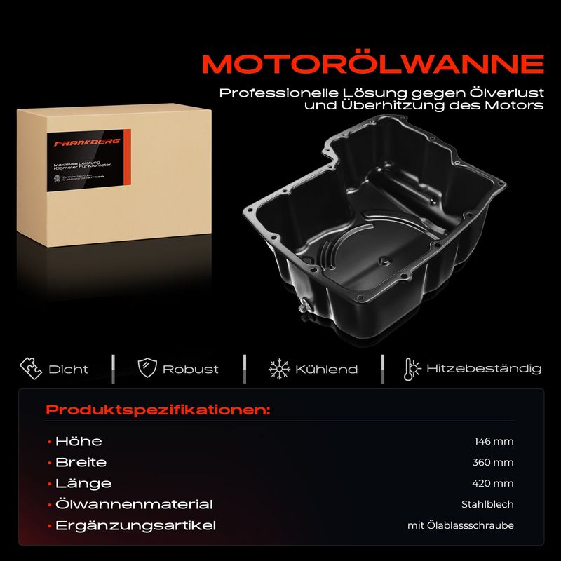 Frankberg 5481FB0017196 Oil Sump