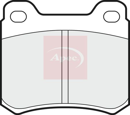 APEC Brake Pad Set, disc brake PAD405