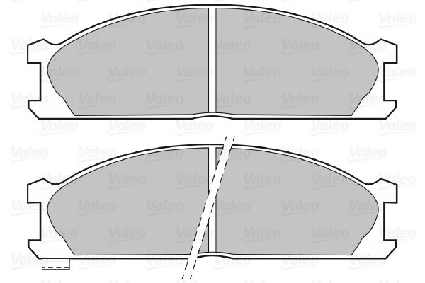 VALEO 598618 Brake Pad Set, disc brake