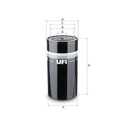 UFI hidraulikus szűrő, automatikus váltó 23.412.00