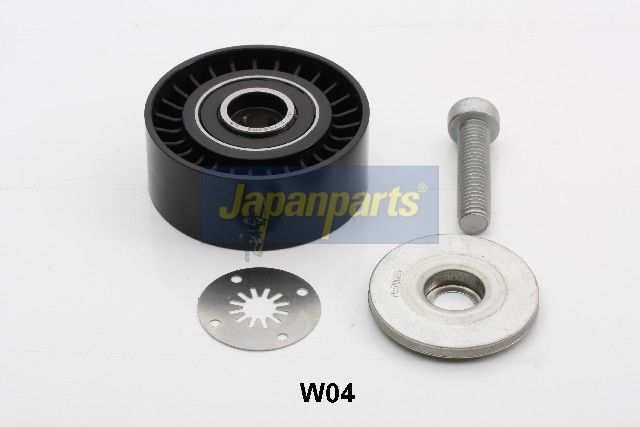 JAPANPARTS Kreipiantysis skriemulys, V formos rumbuotas diržas